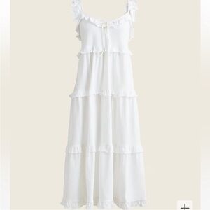 J. Crew Tiered Knit Keyhole Dress